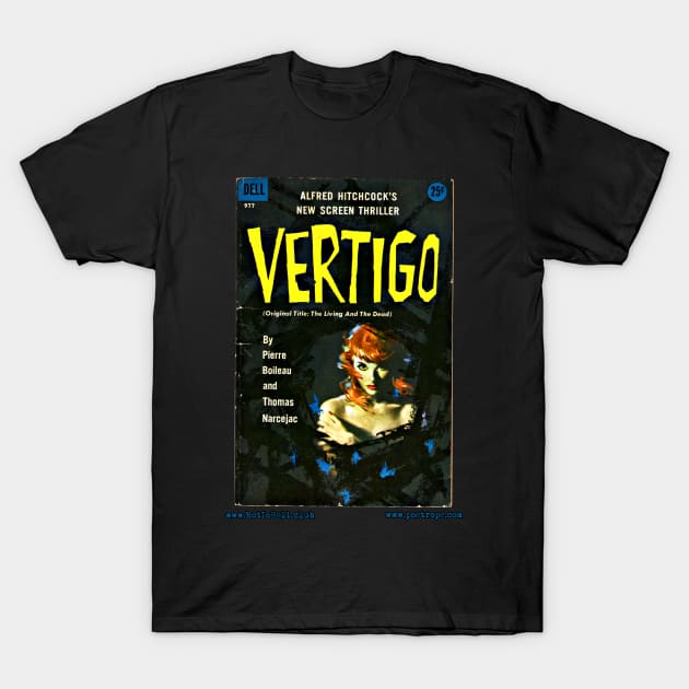 VERTIGO by Pierre Boileau & Thomas Narcejac T-Shirt by Rot In Hell Club